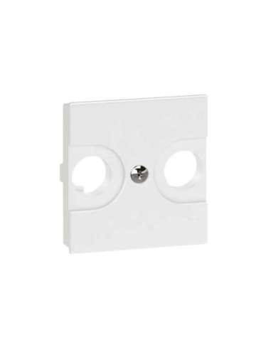 Adaptador Mosaic para base TV/R-SAT - 2 módulos - Blanco - A000132249 LEGRAND 078785