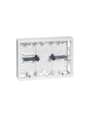 Caja de superficie Mosaic - 2x6 o 2x8 o 2x3x2 módulos - profundidad 46mm - para soporte - A000132375 LEGRAND 080276
