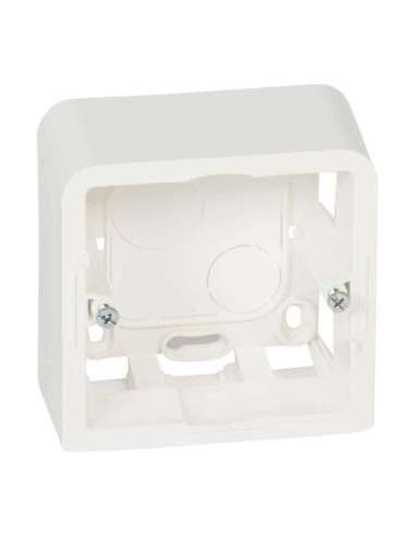 Caja de superficie Mosaic - 2 módulos - profundidad 40mm - para soporte ref. 080251 - A000132378 LEGRAND 080281