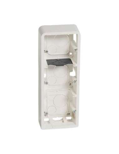 Caja de superficie Mosaic - 6/8 o 3x2 módulos - profundidad 40mm- Vertical - para sopor - A000132380 LEGRAND 080283