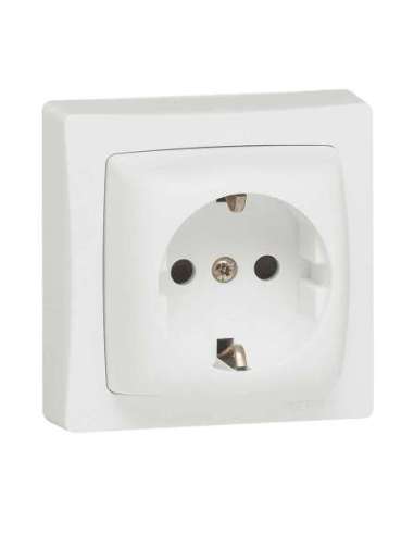 Base 2P+T obturador de protección - Oteo - 16A/230V - monobloc - Bornes de tornillos - - A000132417 LEGRAND 086031