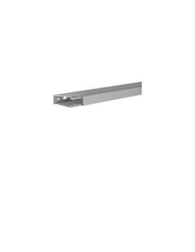 Canal 80x25 BA7 PVC-M1 con tapa gris HAGER BA780025 (EMBALAJE DE 20 UNIDADES)