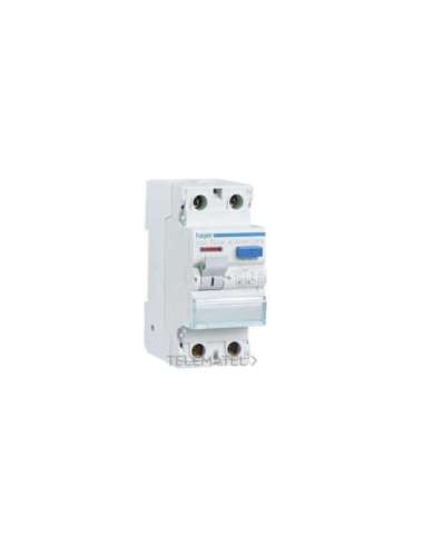 Interruptor diferencial tipo-AC 2P 25A 30mA posición del neutro derecha - A000146911 HAGER CDC728M