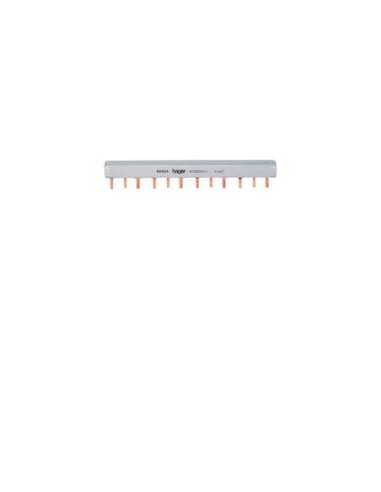 Puente de unión tripolar con 12 módulos - A000148245 HAGER KB363A (EMBALAJE DE 10 UNIDADES)