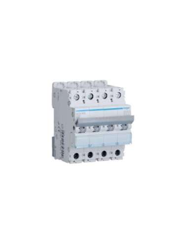 Automático magnetotérmico M curva-C 6kA 4P 63A - A000149067 HAGER MCA463