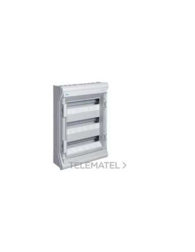 Caja distribución vector VE superficie con 3 filas 54 IP55 - A000150388 HAGER VE318E