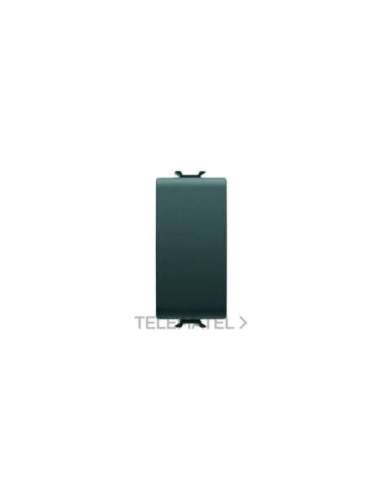 PULSADOR UNIPOLAR 250 Vca - NA 16A - NEUTRO - 1 MÓDULO - NEGRO SATINADO - CHORUSMART - A000168558 GEWISS GW12131