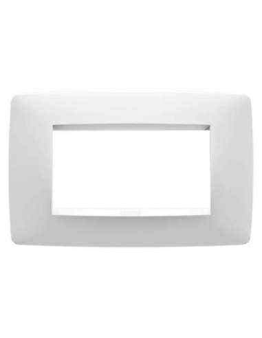 PLACA ONE - TECNOPOLÍMERO - 4 MÓDULOS - BLANCO - CHORUSMART - A000169051 GEWISS GW16104TB