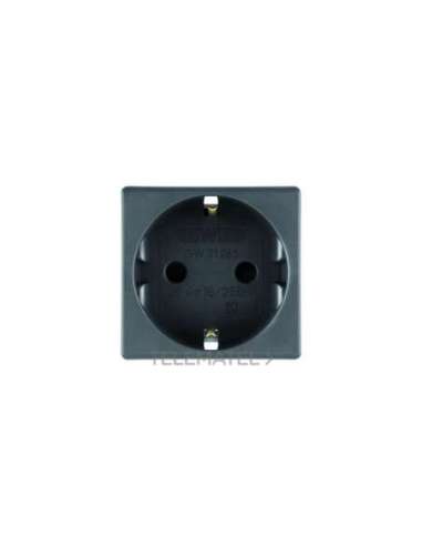 BASE NORMA ESPAÑOLA 250V ac - 2P+T 16A - 2 MÓDULOS- SYSTEM WHITE - A000169796 GEWISS GW21265