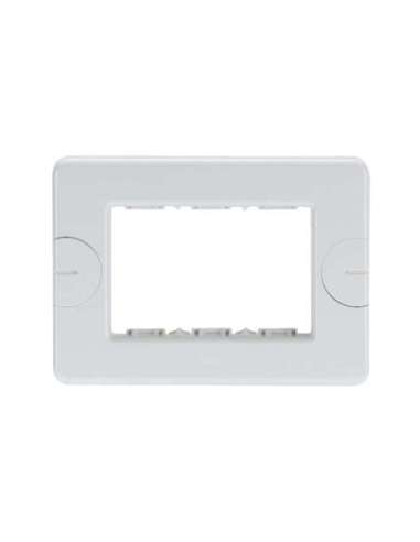 PLACA COMPACT - AUTOPORTANTE - 4 MÓDULOS - BLANCO NUBE - SYSTEM - A000170141 GEWISS GW24004