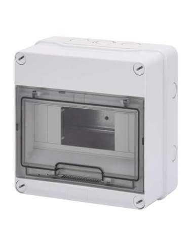 CAJA ESTANCA - PAREDES CON AGUJEROS TORQUELADOS - PREPARADO PARA ALOJAR REGLETAS - 8M I - A000171097 GEWISS GW40003