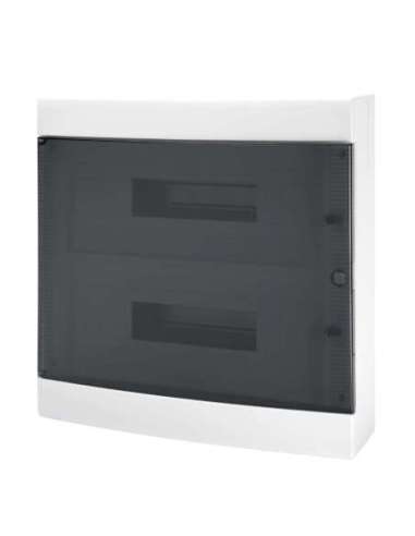 CAJA DECORATIVA CON PAREDES LISAS - PREPARADO PARA ALOJAR REGLETAS - (18X2) 36M IP40 - A000171120 GEWISS GW40049