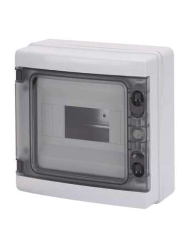 CAJA CON PAREDES LISAS - PREPARADO PARA ALOJAR REGLETAS - 8M IP65 - A000171124 GEWISS GW40102
