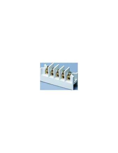REGLETA MULTIPOLARE - FIJACIÓN A PRESIÓN - CAPACIDAD CONEXIÓN 5X4 MM² - A000171342 GEWISS GW44608