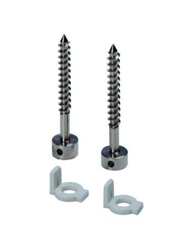 JUEGO PARA PRECINTAR TAPAS Y FRONTALES DE CAJA - N 2 TORNILLOS CON AGUJERO PASANTE EN L - A000171978 GEWISS GW48643
