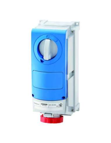 BASE FIJA INTERBLOQUEADAS VERTICAL - CON FONDO - SIN BASE PORTAFUSIBLES - PARA USOS SEV - A000173868 GEWISS GW66531