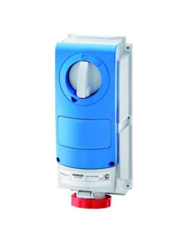 BASE FIJA INTERBLOQUEADAS VERTICAL - SIN FONDO - SIN BASE PORTAFUSIBLES - PARA USOS SEV - A000173890 GEWISS GW66553