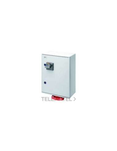 BASE FIJA VERTICAL - DE PARED - PROTECCIÓN MAGNETOTÉRMICA - 3+T 125A 400V 6H - IP55 - A000173899 GEWISS GW66585