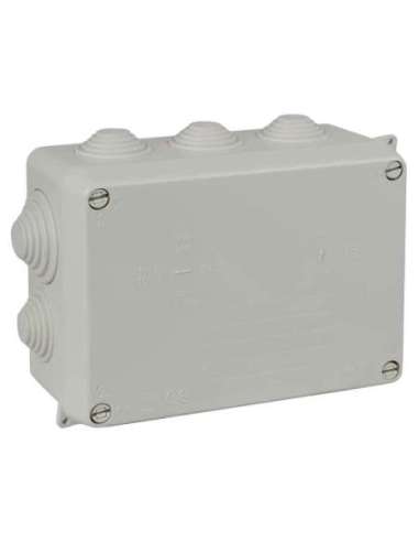 Caja estanca de conexión 153 x 110 x 65 mm con conos. Color gris. - A000181527 SOLERA 716 (EMBALAJE DE 4 UNIDADES)