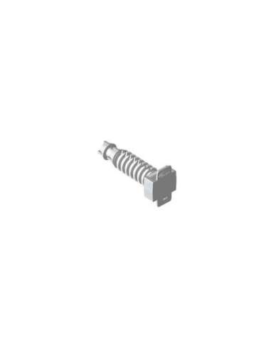 25 Taco a presión gris RAL7035 Ø8 U64X 1251-3 - A000182089 UNEX 1251-3 (EMBALAJE DE 100 UNIDADES)