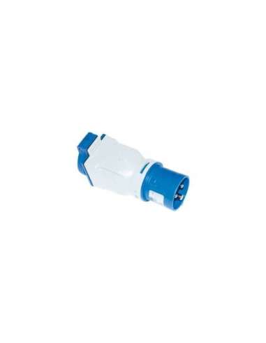 CLAVIJA COMBO IP44 2P+T 220V 16A 6H IDE 00121 (EMBALAJE DE 10 UNIDADES)