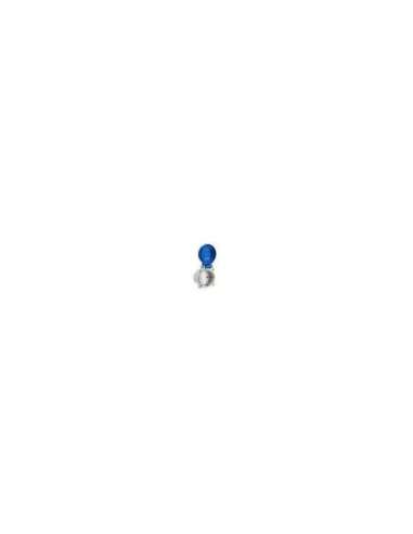 BASE EMPOTRAR TIPO SCHUKO IP54 2P+T 250V 16A AZUL BORNE CON TORNILLOS - CONTACTO LATERAL IDE 00452 (EMBALAJE DE 24 UNIDADES)