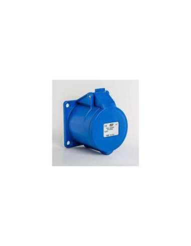 BASE EMPOTRAR RECTA IP44 2P+T 100/130V 32A 4H IDE 01314