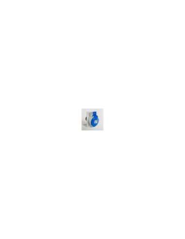 BASE EMPOTRAR INCLINADA IP44 2P+T 200/250V 16A 6H IDE 02301 (EMBALAJE DE 10 UNIDADES)