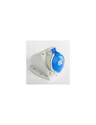 BASE MURAL IP44 2P+T 200/250V 32A 6H IDE 02324 (EMBALAJE DE 6 UNIDADES)