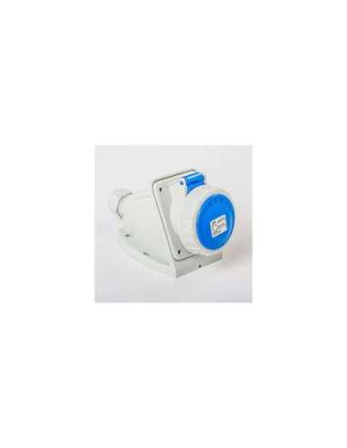 BASE MURAL IP66-IP67 2P+T 200/250V 16A 6H IDE 02821 (EMBALAJE DE 6 UNIDADES)