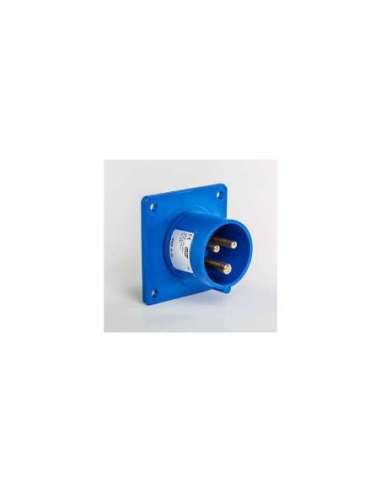 CLAVIJA EMPOTRAR RECTA IP44 2P+T 380/415V 16A 9H IDE 03111