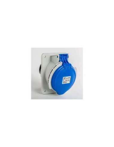 BASE EMPOTRAR INCLINADA IP44 2P+T 380/415V 32A 9H IDE 03304