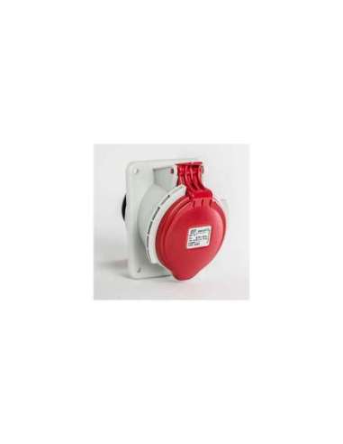 BASE EMPOTRAR INCLINADA IP44 3P+T 380/415V 32A 6H IDE 03305 (EMBALAJE DE 8 UNIDADES)