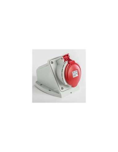 BASE MURAL IP44 3P+T 380/415V 32A 6H IDE 03325 (EMBALAJE DE 6 UNIDADES)