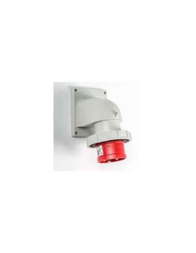 CLAVIJA EMPOTRAR ACODADA IP67 3P+N+T 200/346 240/415V 16A 6H IDE 03613 (EMBALAJE DE 10 UNIDADES)