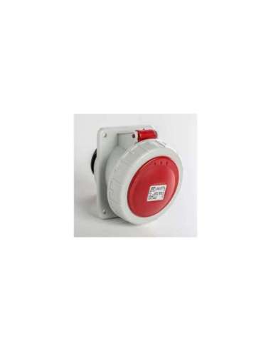 BASE EMPOTRAR INCLINADA IP66-IP67 3P+T 380/415V 32A 6H IDE 03805 (EMBALAJE DE 6 UNIDADES)