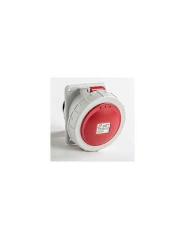 BASE EMPOTRAR INCLINADA IP66-IP67 3P+N+T 200/346 240/415V 32A 6H IDE 03806 (EMBALAJE DE 6 UNIDADES)