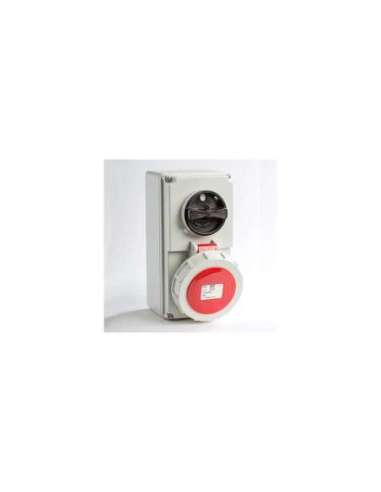 BASE MURAL ENCLAVAMIENTO IP66-IP67 3P+T 380/415V 16A 6H IDE 03832
