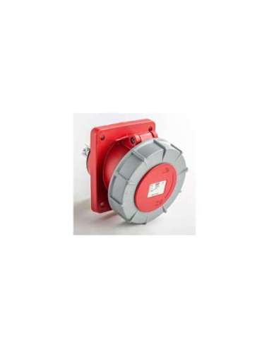 BASE EMPOTRAR INCLINADA IP66-IP67 3P+N+T 200/346 240/415V 63A 6H IDE 03853 (EMBALAJE DE 2 UNIDADES)