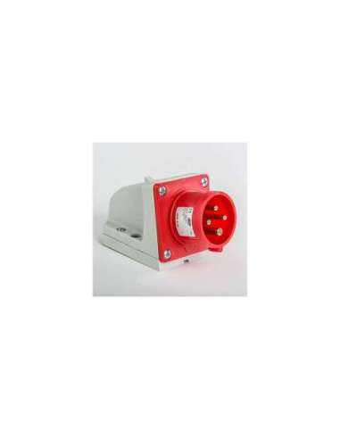 CLAVIJA MURAL IP44 3P+T 480/500V 16A 7H IDE 05122