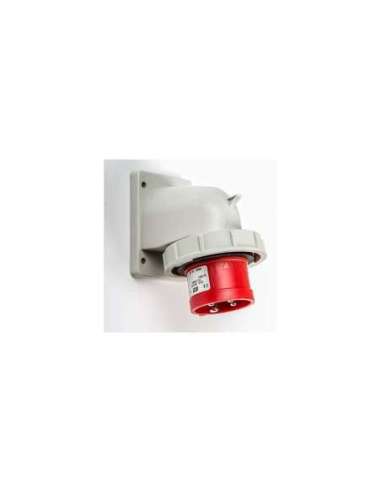 CLAVIJA EMPOTRAR ACODADA IP67 3P+T 480/500V 16A 7H IDE 05612