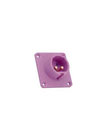 CLAVIJA EMPOTRAR RECTA BAJÍSIMA TENSIÓN IP44 2P 24/42V (400HZ) 16A 3H IDE 08421