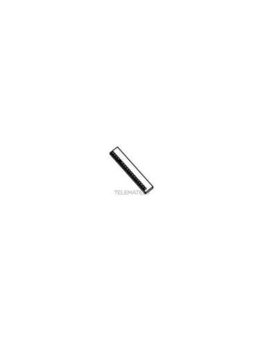 PACK 50 u. TIRA BLANCA SIMBOLO - NEGRO GRAFOPLAST 23 mm - A000193410 INTERFLEX 117M11BW