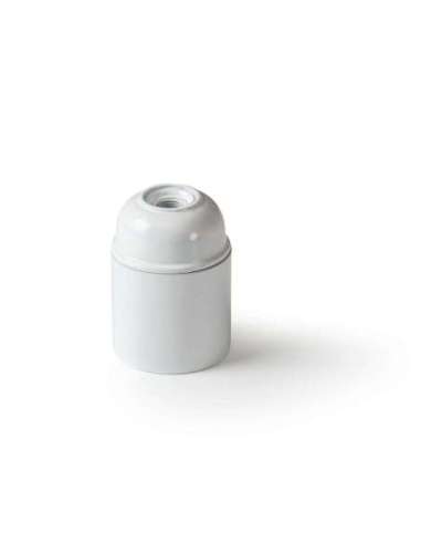 Portalámparas homologado liso E-27 de color blanco - A000495859 FAMATEL 161-B