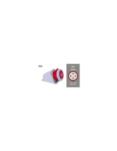 Base mural IP67 serie 11 32A-380/415V 3P+T - A000496168 FAMATEL 24392