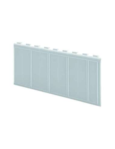 PERFIL CUBREMÓDULOS EN MATERIAL PLÁSTICO - GRIS RAL7035 - A000609056 GEWISS GW40423 (EMBALAJE DE 50 UNIDADES)