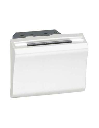 Interruptor de tarjeta Mosaic - 2 módulos- electromecánico - Blanco - A000613149 LEGRAND 078445