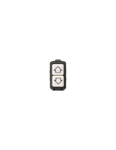 Pulsador doble Magic interblocado para persianas - Marfil - A000613991 BTICINO 5055/1