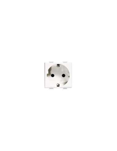 Base 2P+T Màtix - 16A/230V - conexión por tornillos - 2 módulos - Blanco - A000614443 BTICINO AM5440/2