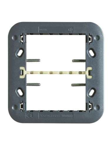 Soporte a tornillos para placas Axolute 3+3 módulos - A000614690 BTICINO H4726